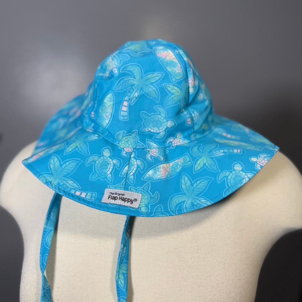 UPF 50+Floppy Hats - G, Coco Beach Turtles, Large - Picture 2 of 5